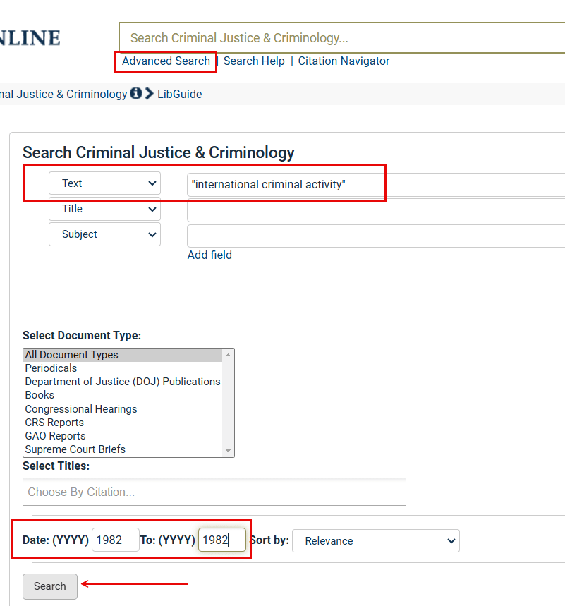 Search by Date