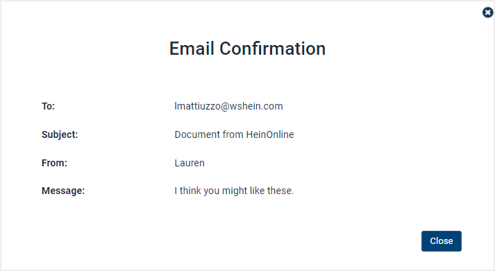 image of email confirmation