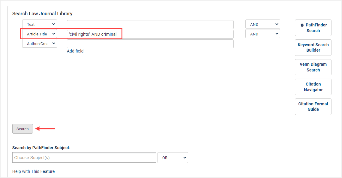 How do I construct a search using Boolean Operators? - HeinOnline ...