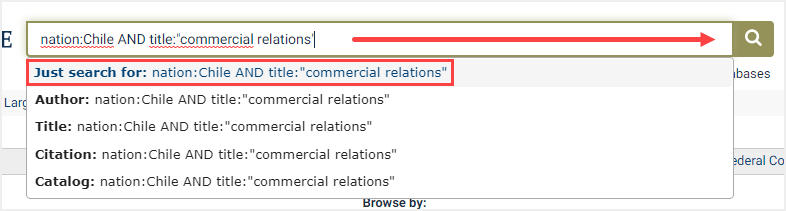screenshot of one-box search in U.S. Statutes at Large