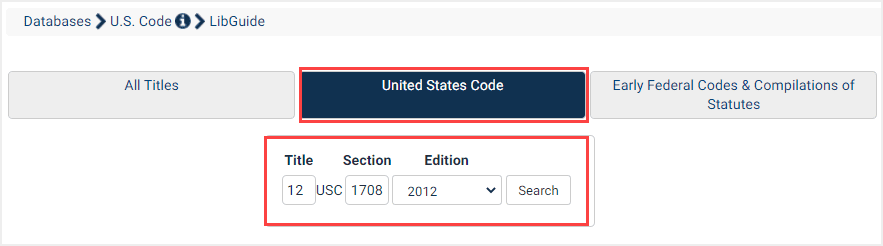 United States Code Citation Locator tool