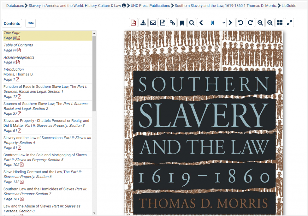 screenshot of UNC Press title