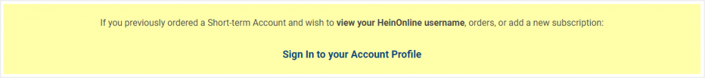 screenshot of Sign In to your Account Profile banner
