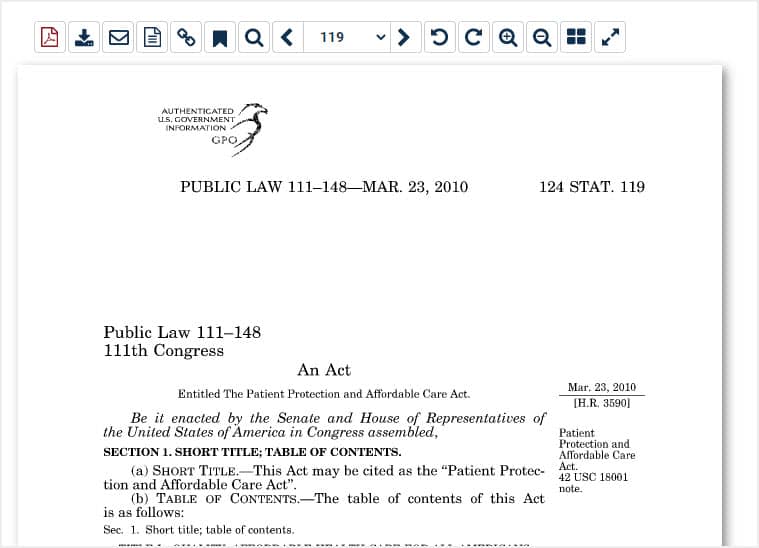 image of the text for a public law