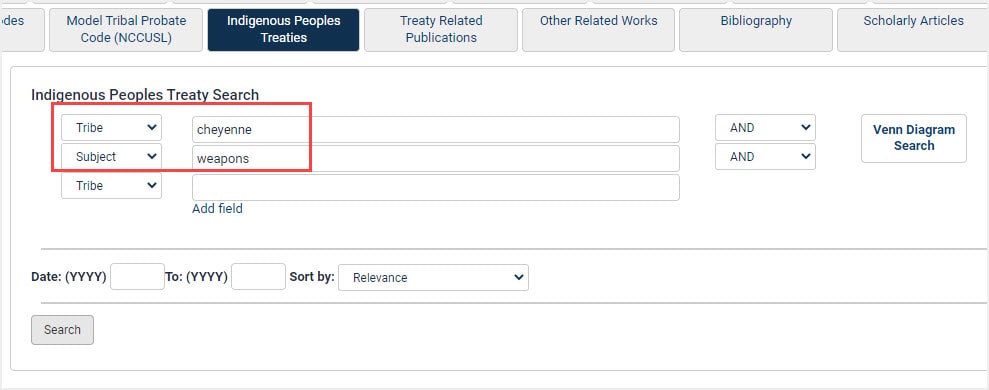 image of treaty search tool