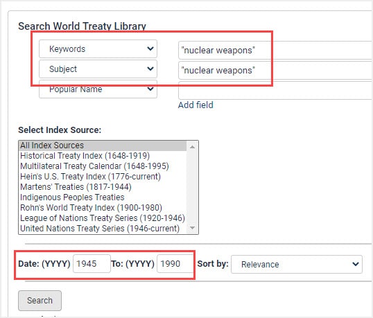 image of search query in World Treaty library