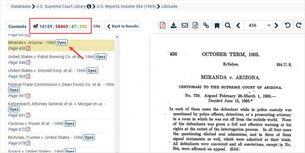 image of U.S. Reports case in HeinOnline