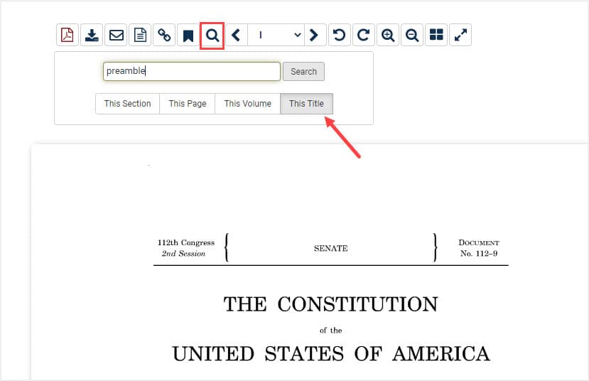 image of magnifying class in HeinOnline